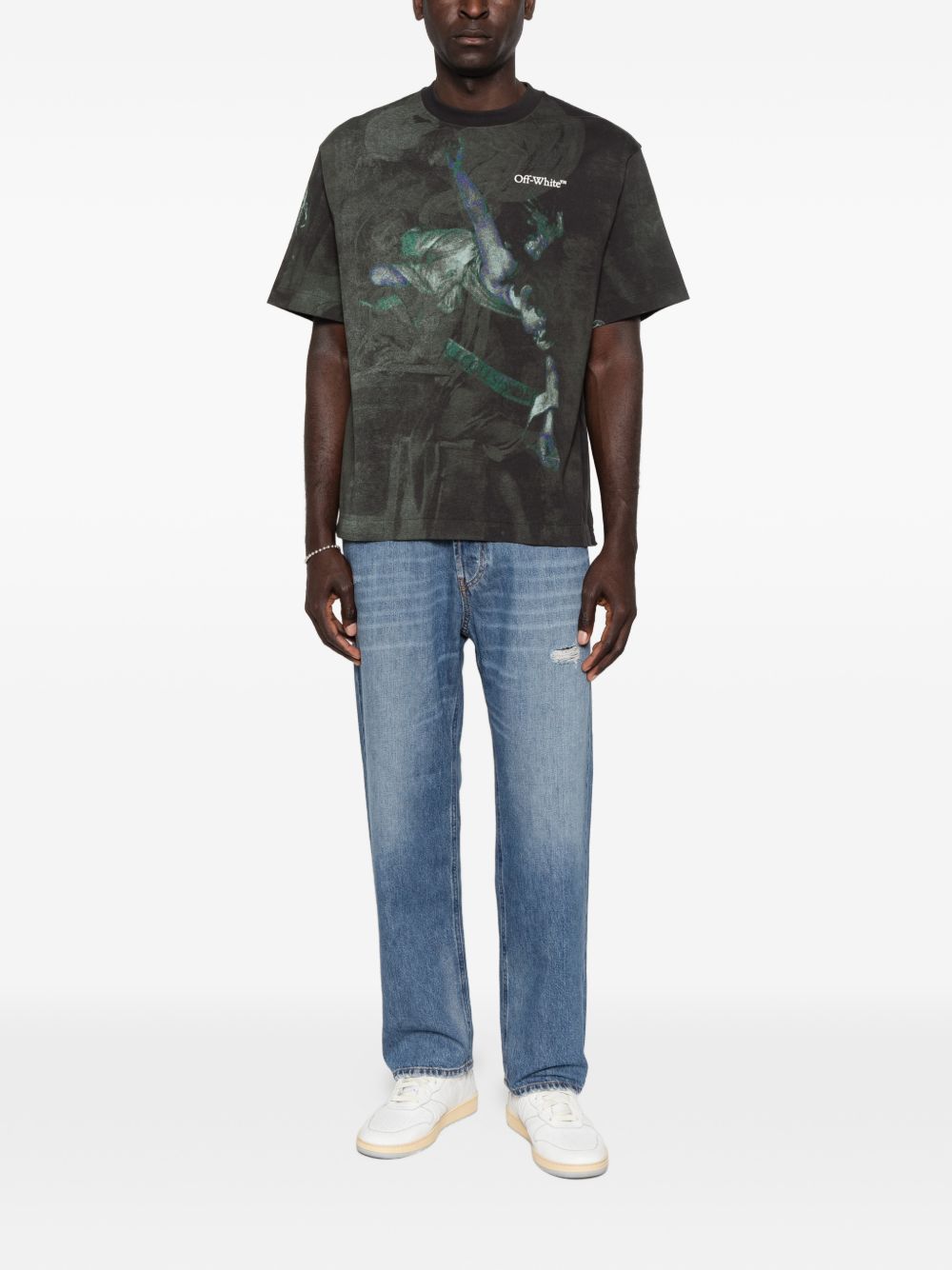 Off White T-Shirts And Polos Nero