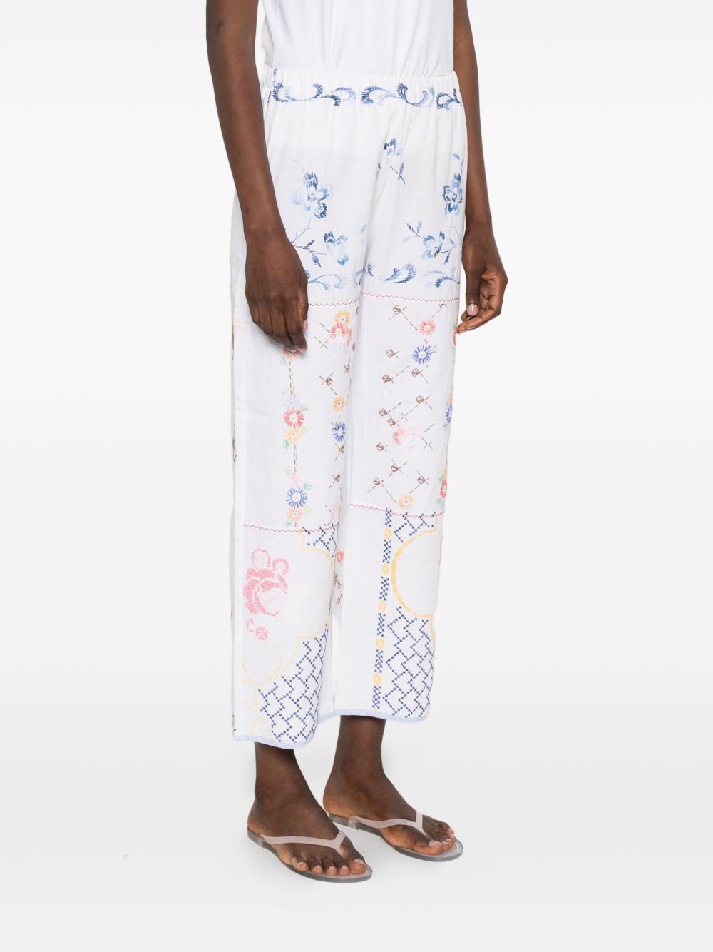Relax Re-Lux Trousers Bianco
