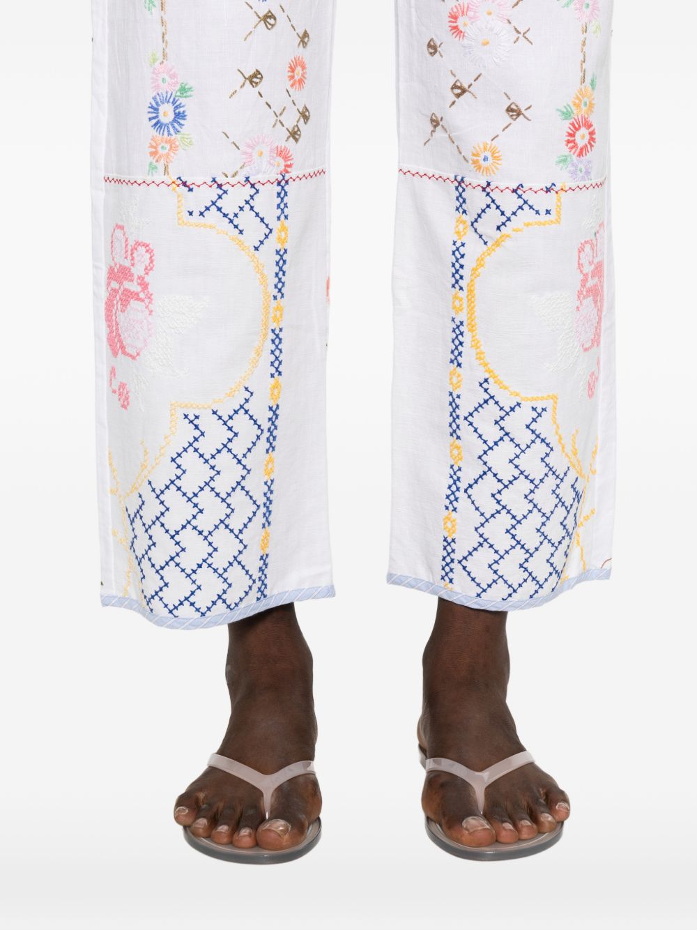 Relax Re-Lux Trousers Bianco