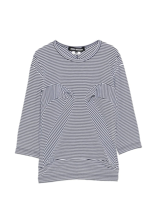 Junya Watanabe Striped Cotton T-Shirt
