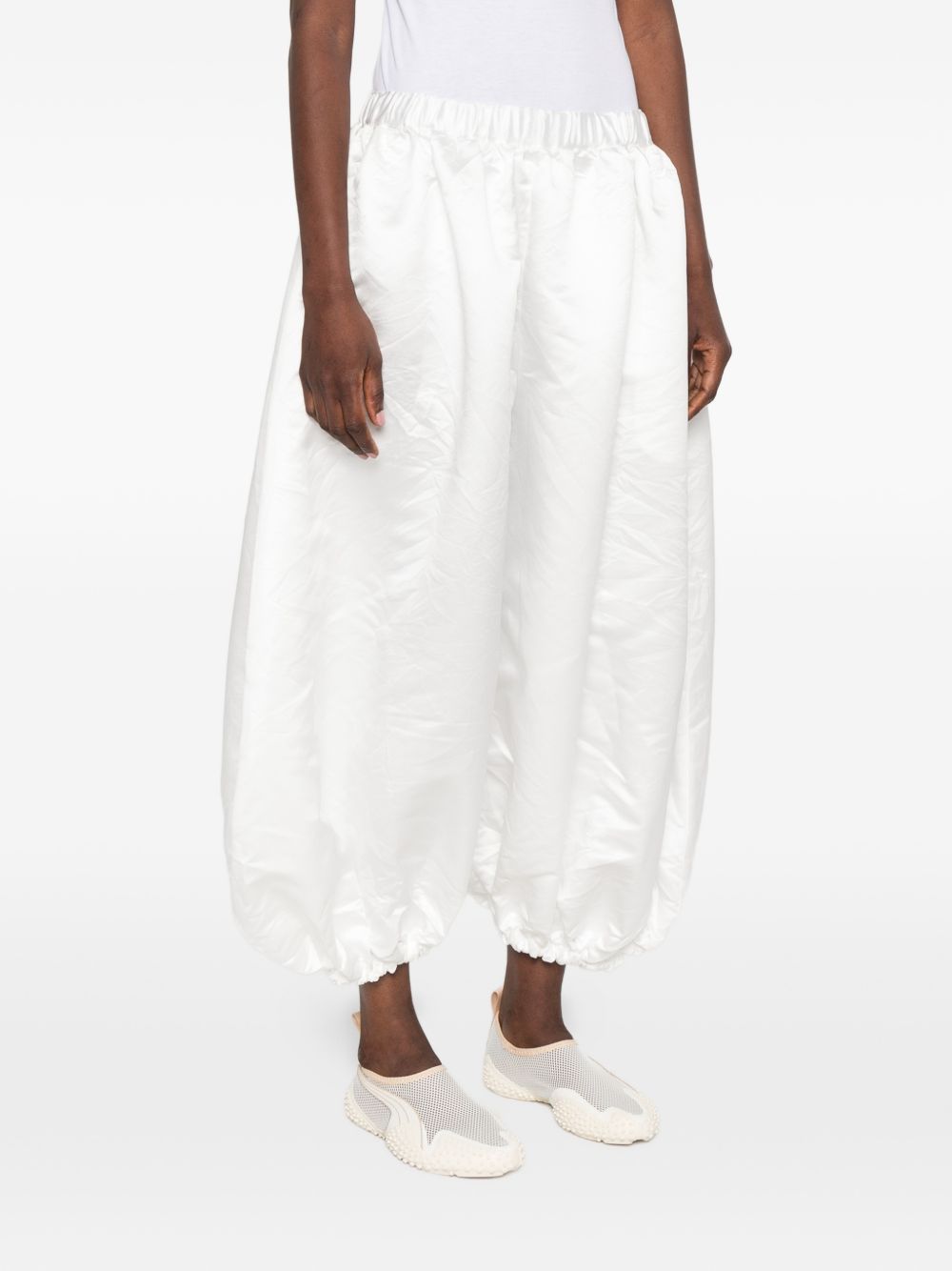 Comme Des Garcons Trousers Bianco