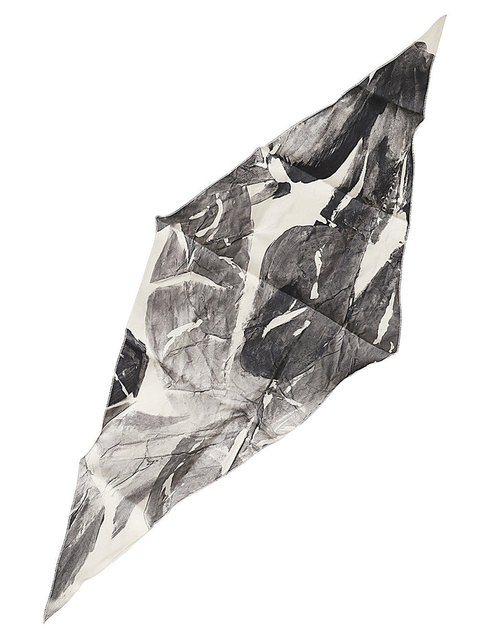 Alysi Scarfs Black Silk