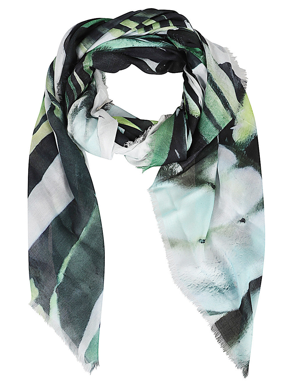 Talking Walls Scarfs Verde Modal Silk