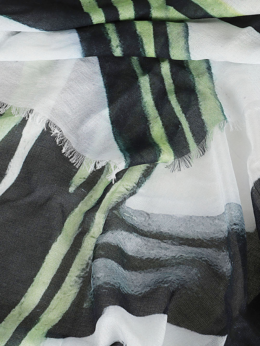 Talking Walls Scarfs Verde Modal Silk