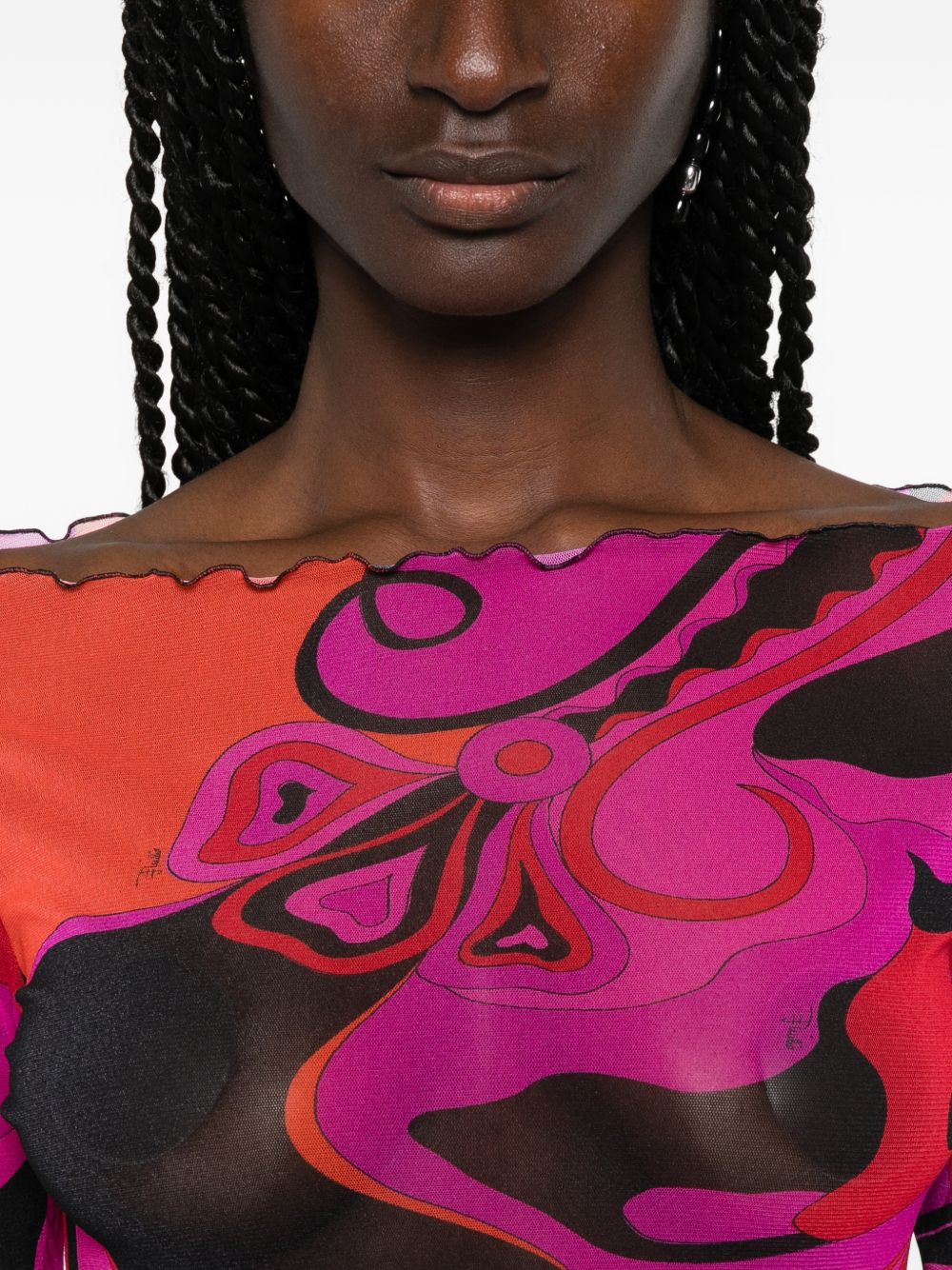 Pucci Dresses Fucsia Poliammide
