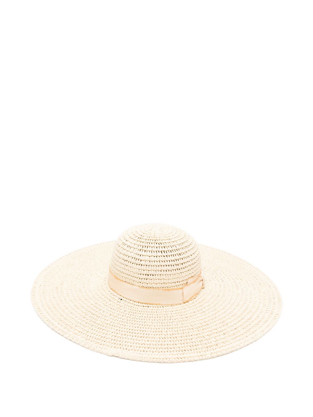 Borsalino Hats Crema Paper Fibres