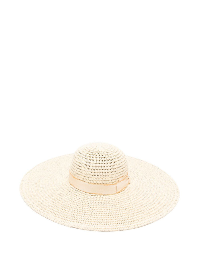 Borsalino Hats Crema Paper Fibres