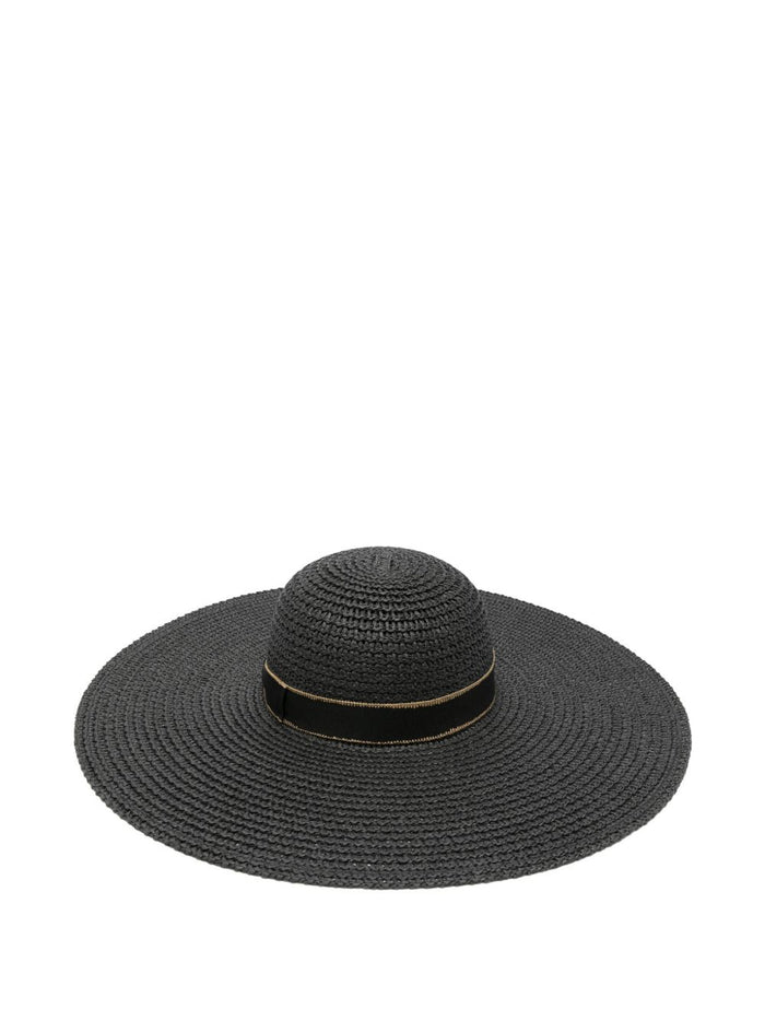 Borsalino Hats Nero Paper Fibres