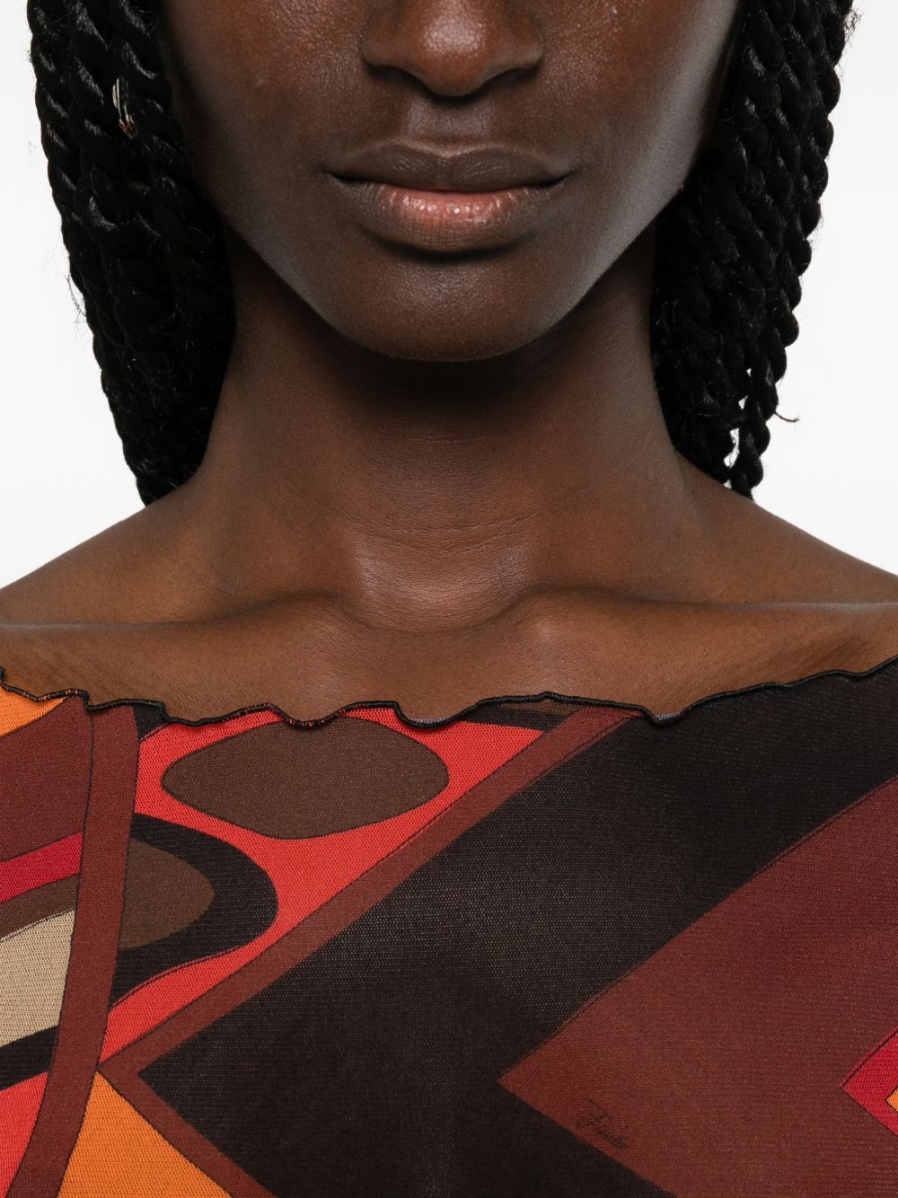 Pucci T-Shirts And Polos Arancio Poliammide