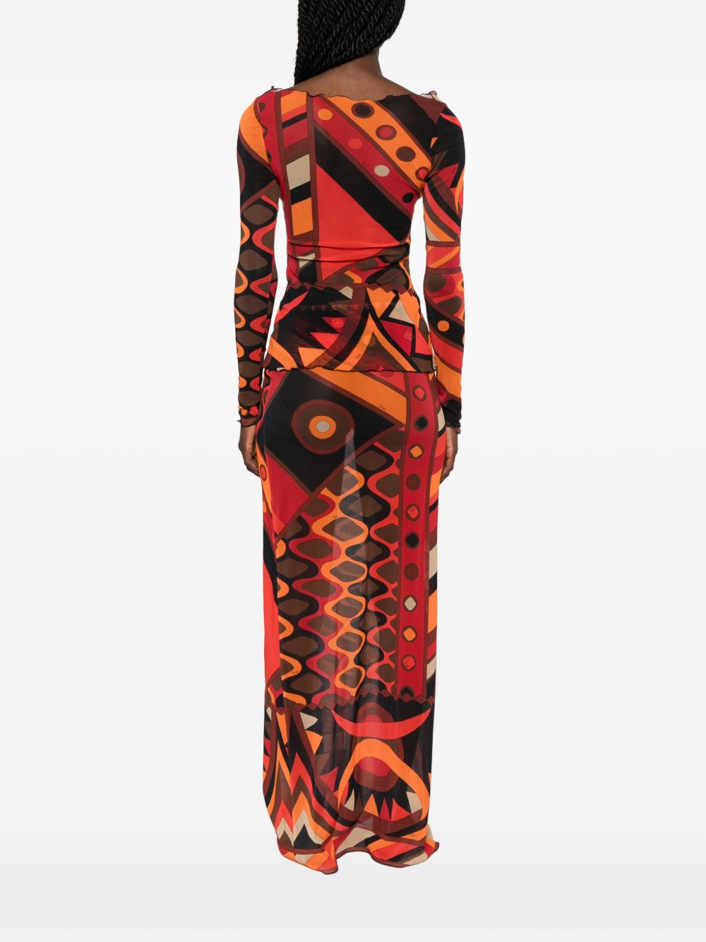 Pucci T-Shirts And Polos Arancio Poliammide