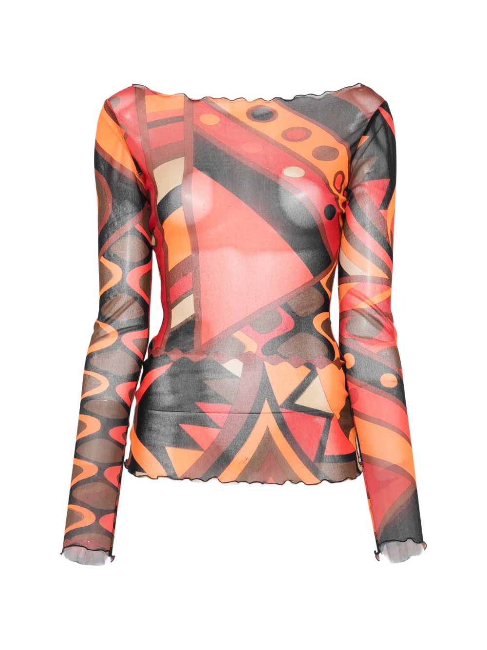 Pucci T-Shirts And Polos Arancio Poliammide