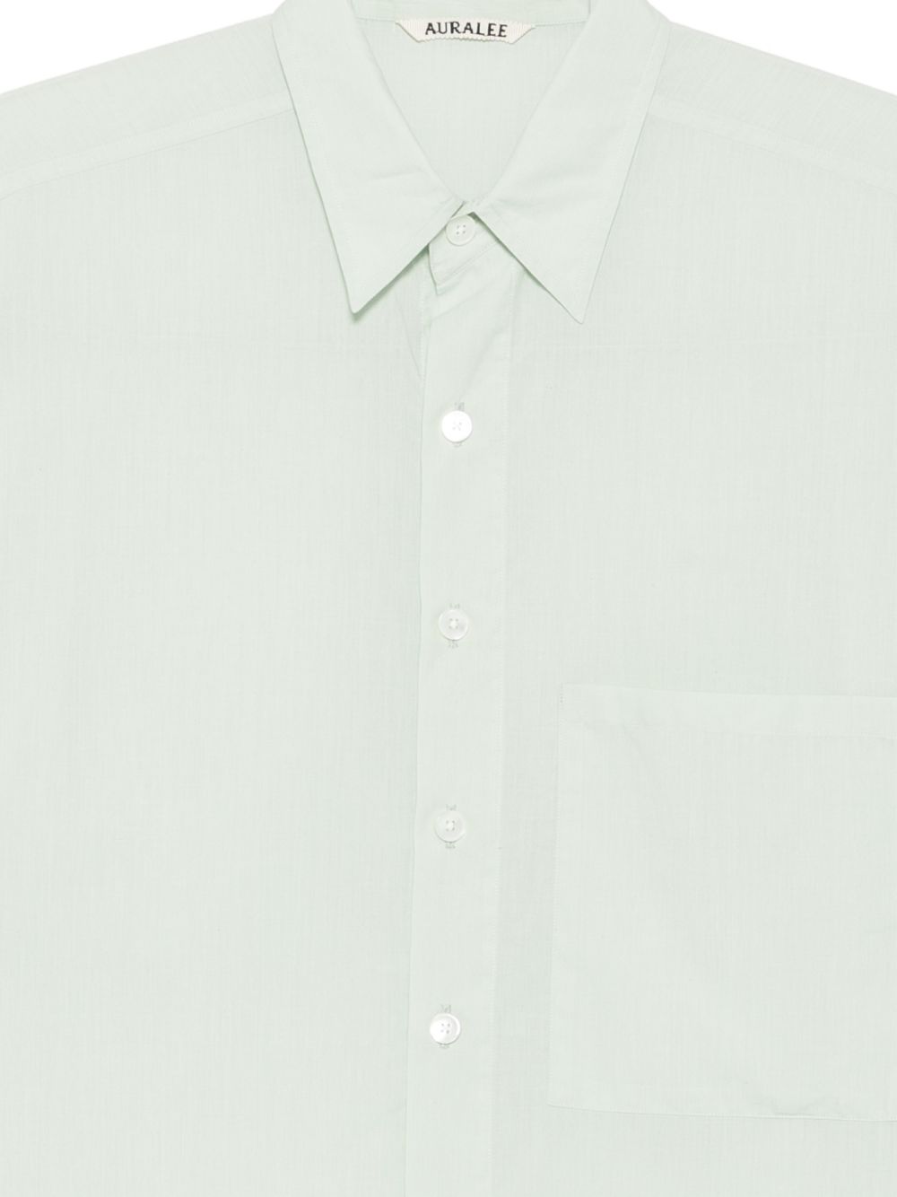 Auralee Shirts Azzurro Cotton