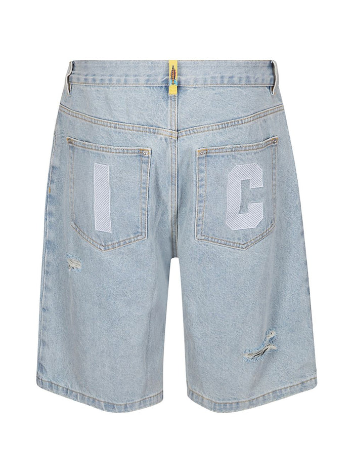 Icecream Shorts Clear Blue