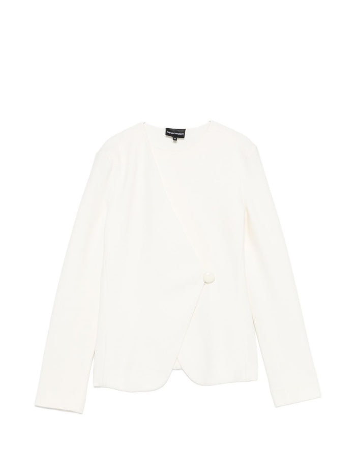 Emporio Armani Jackets Bianco Elastane