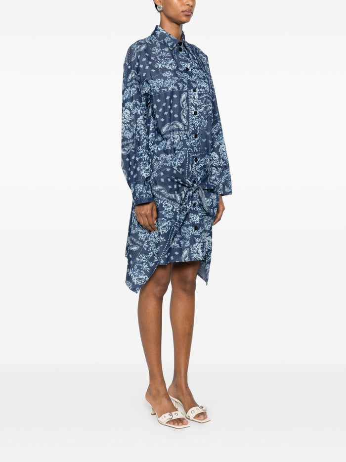 Emporio Armani Dresses Blu Cotton