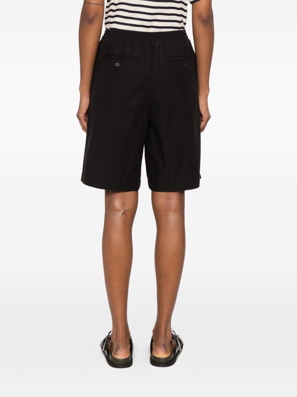Dunst Shorts Nero Tencel