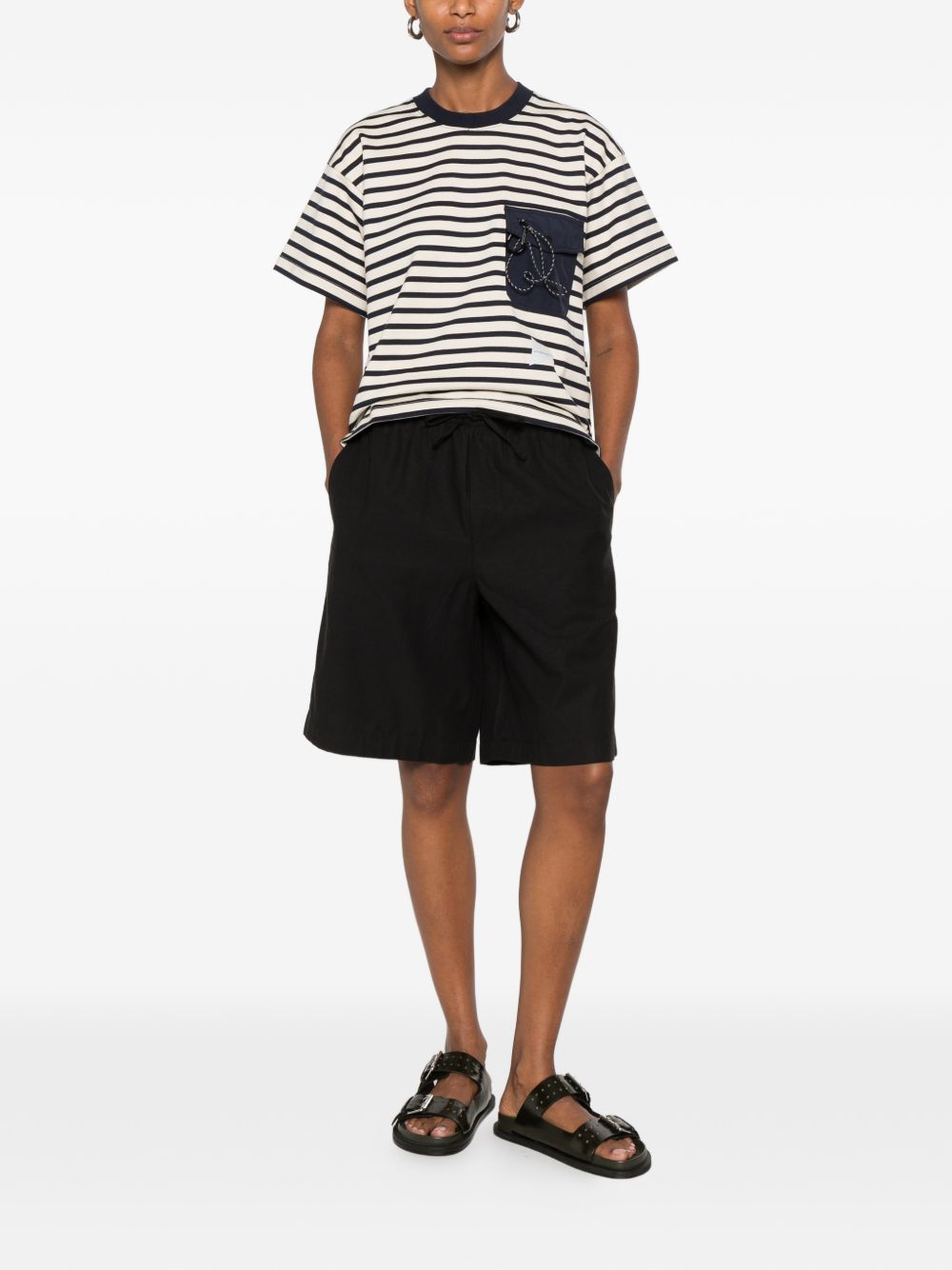 Dunst Shorts Nero Tencel