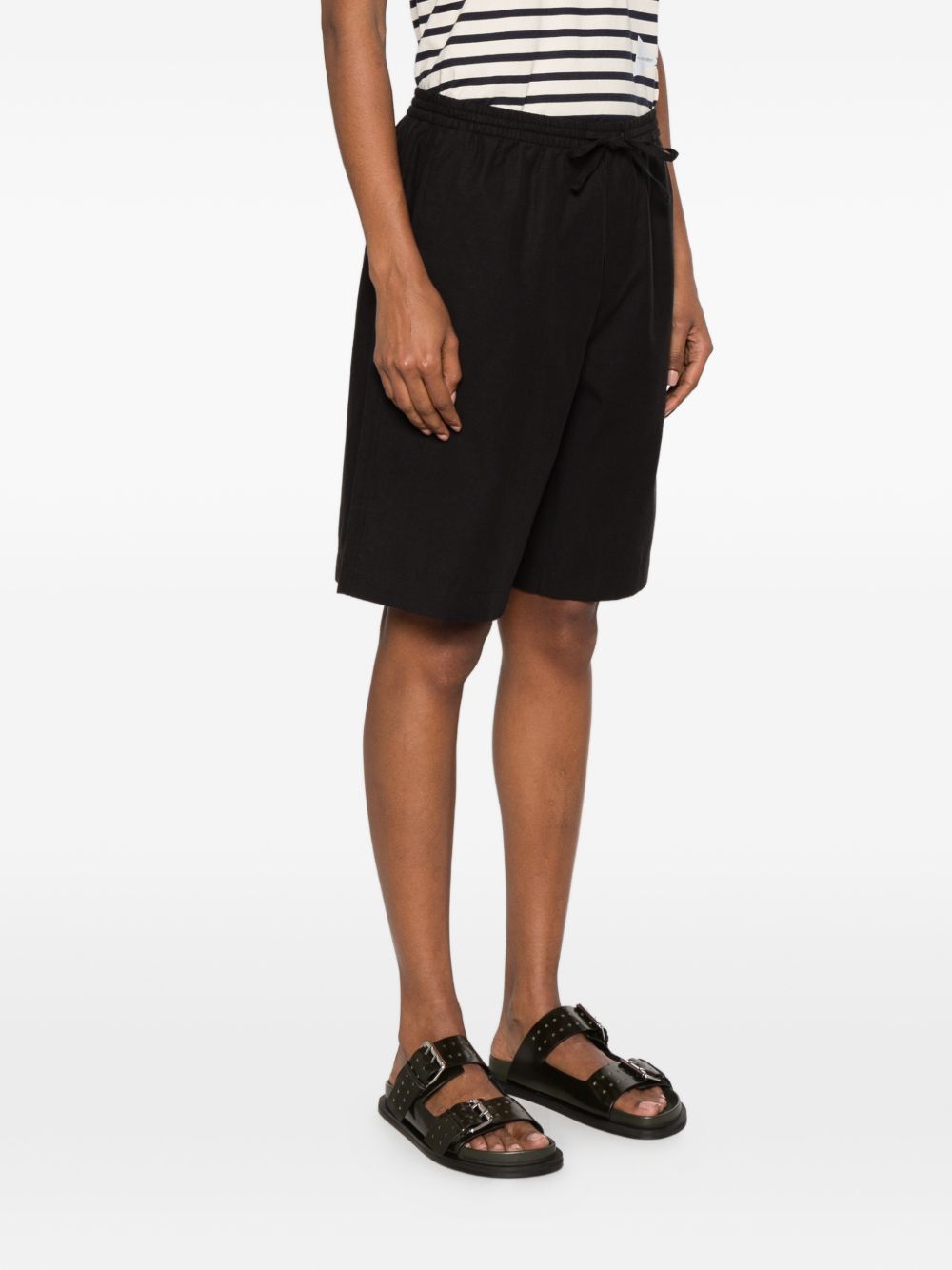 Dunst Shorts Nero Tencel