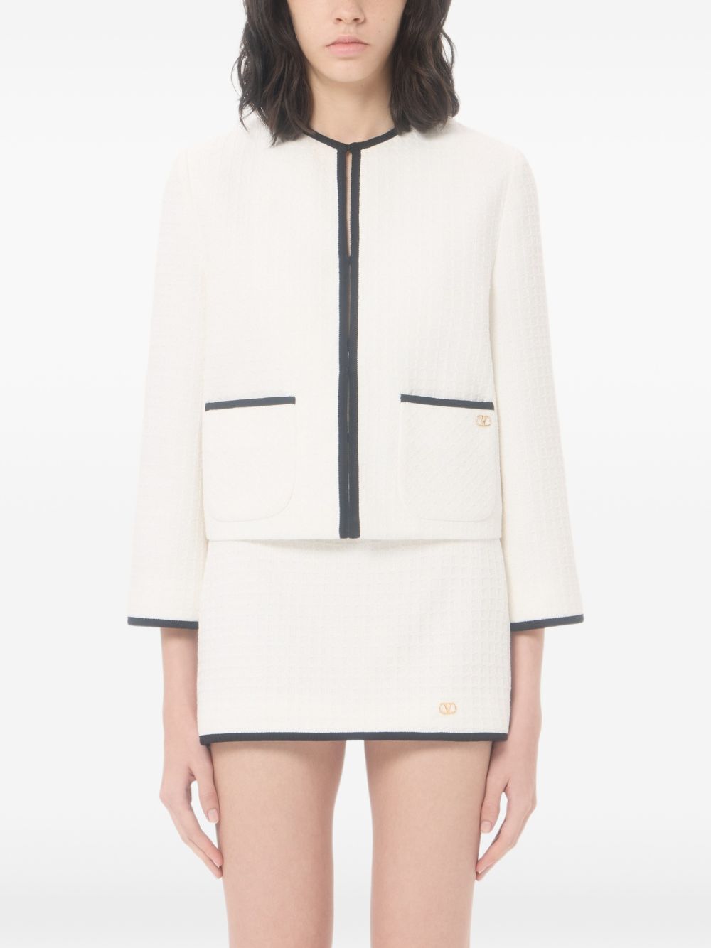 Valentino Jackets White