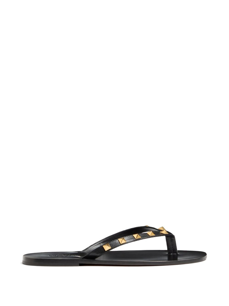 Valentino Garavani Rockstud Sandals — Black