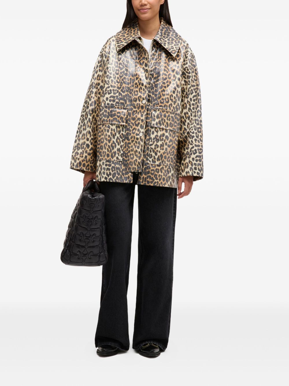 Ganni Jackets Brown
