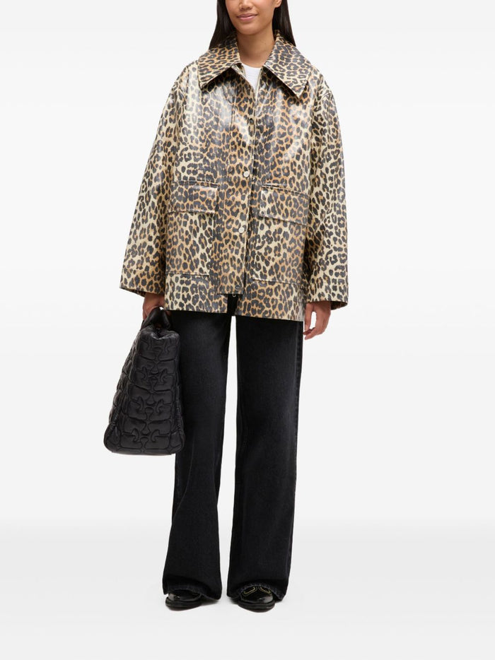 Ganni Jackets Brown