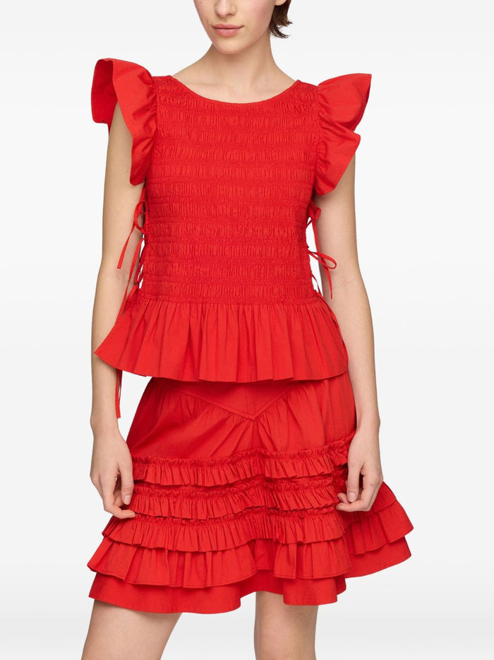 Ganni Top Red