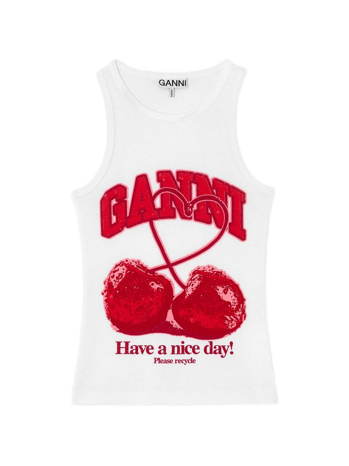 Ganni Top White