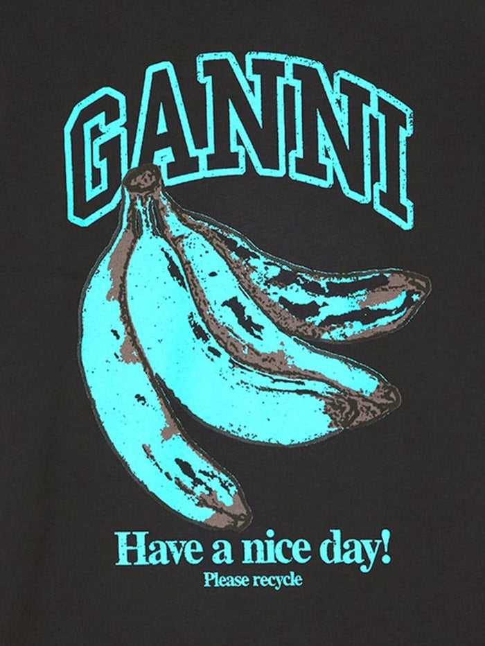 Ganni T-Shirts And Polos Black