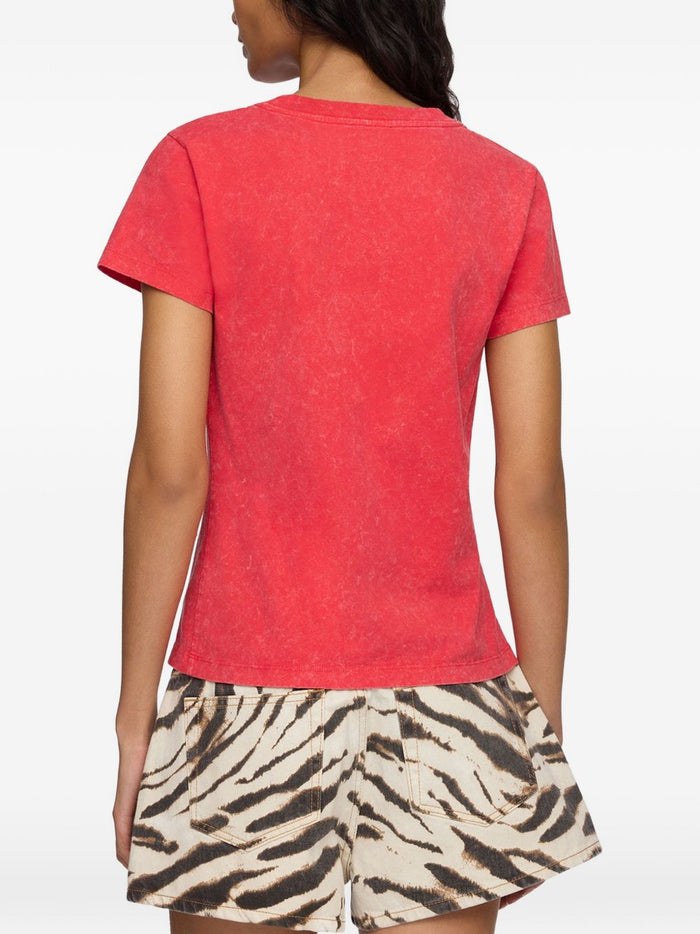 Ganni T-Shirts And Polos Red