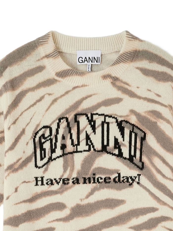 Ganni T-Shirts And Polos White