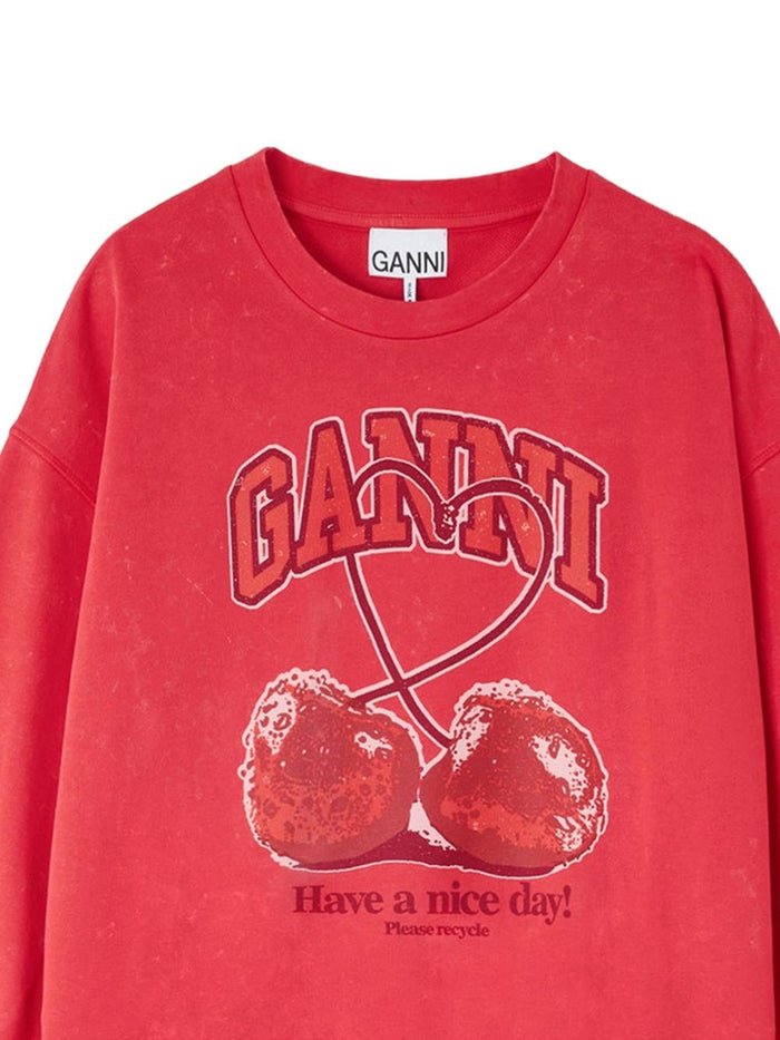 Ganni Sweaters Red