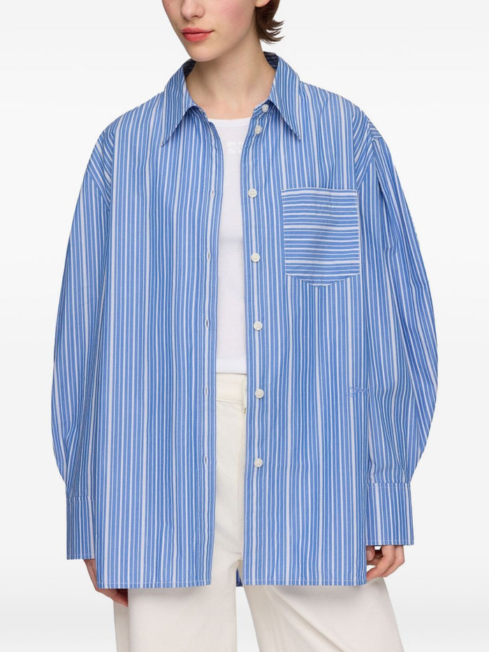 Ganni Shirts Clear Blue