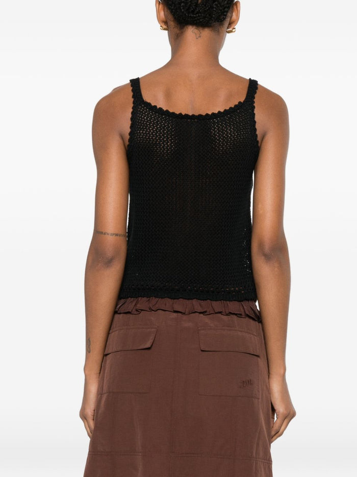 Dunst Top Nero Linen