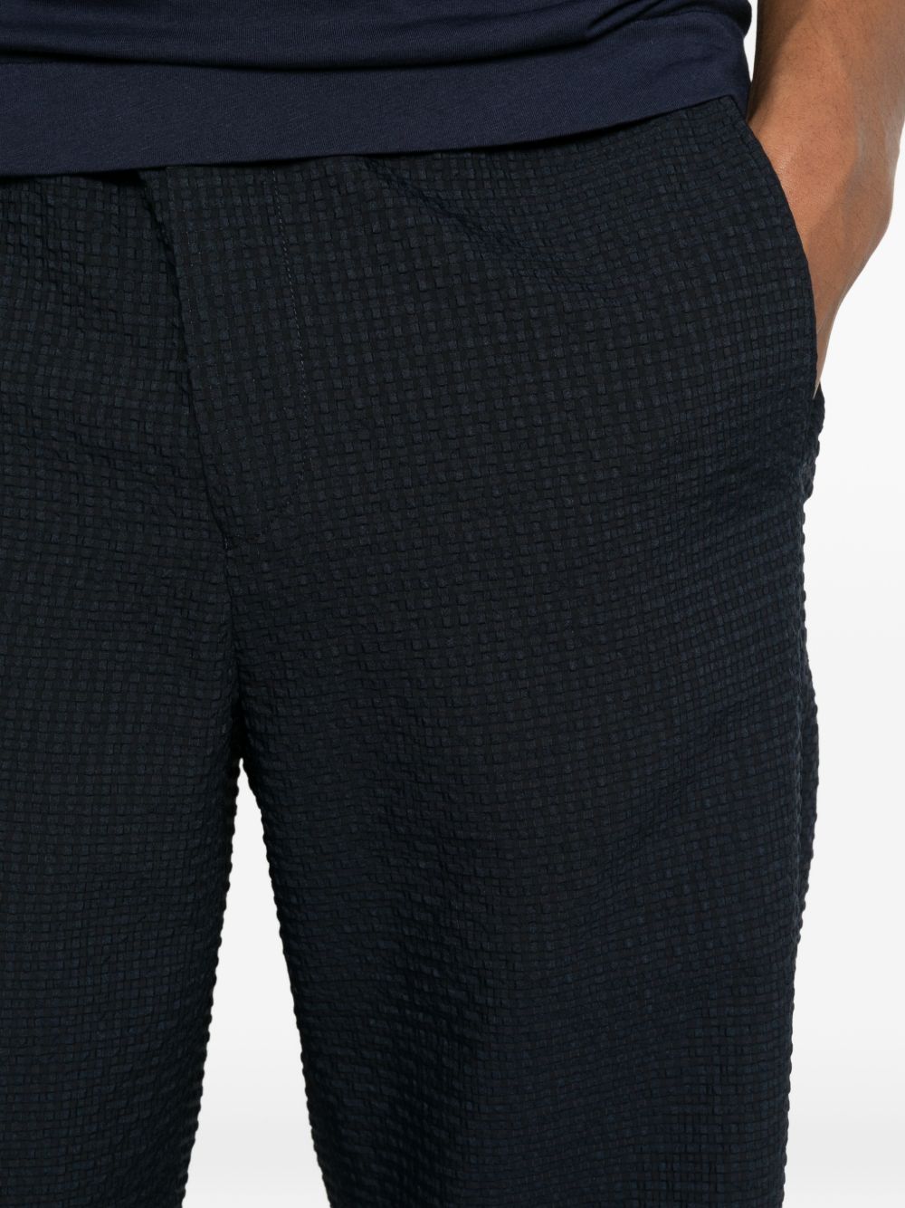 Emporio Armani Capsule Trousers Blu Polyester
