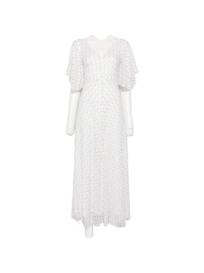 Missoni Dresses White Viscose Metal