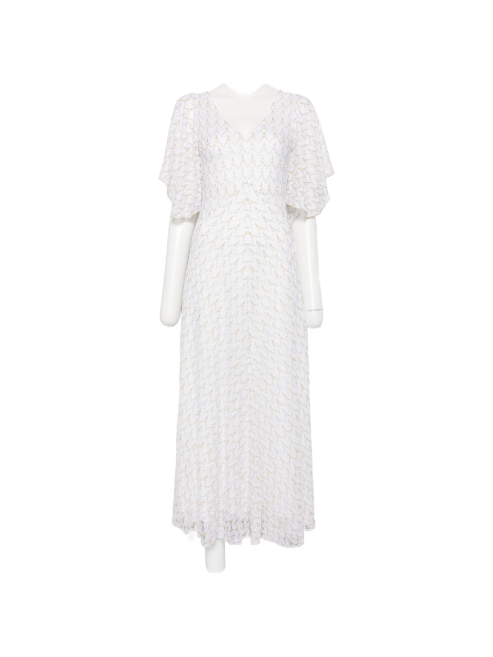 Missoni Dresses White Viscose Metal