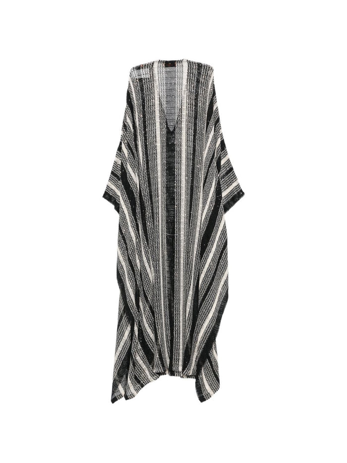 Missoni Beachwear Sea Clothing Black Cotton Poliammide Polyester