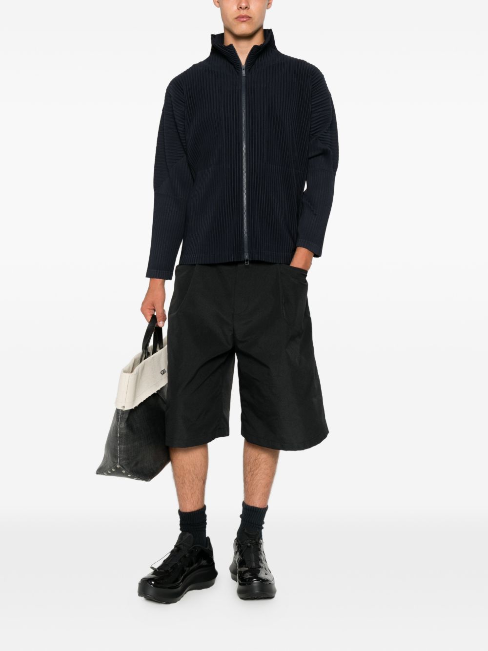 Homme Plisse Issey Miyake Shirts Blue