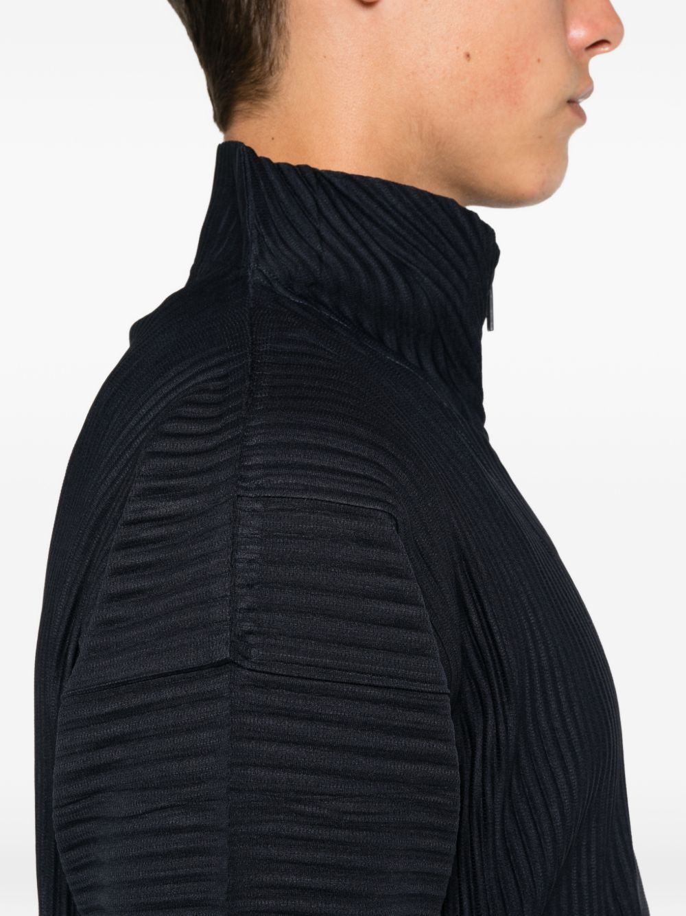 Homme Plisse Issey Miyake Shirts Blue