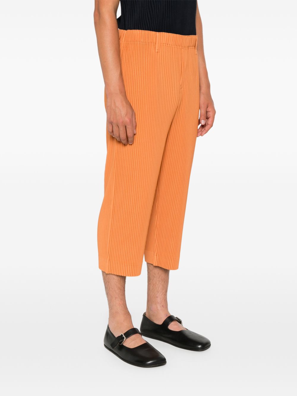 Homme Plisse Issey Miyake Trousers Brown