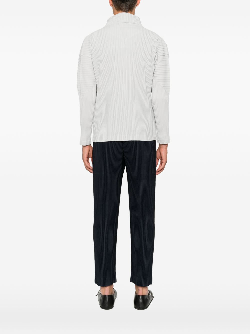 Homme Plisse Issey Miyake Shirts Light Grey