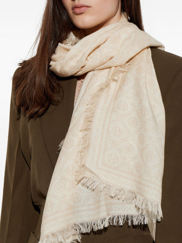 Tory Burch Scarfs Ivory