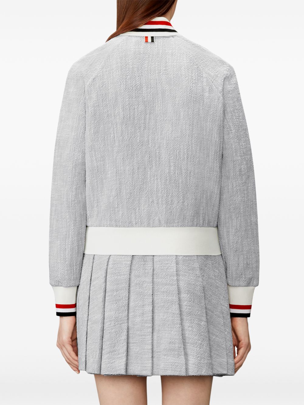 Thom Browne Coats Light Grey