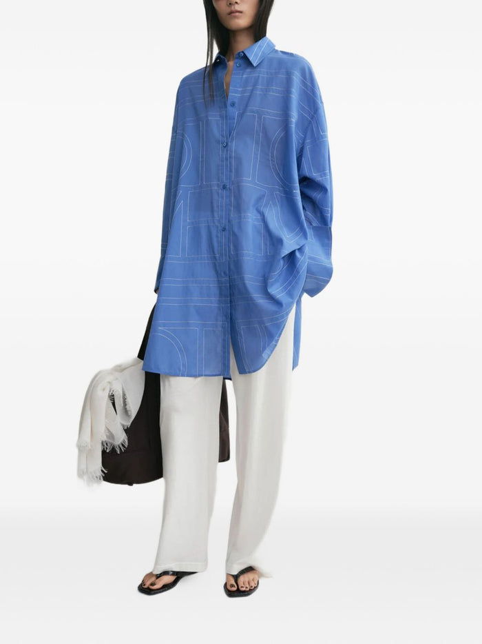 Toteme Pre Shirts Clear Blue