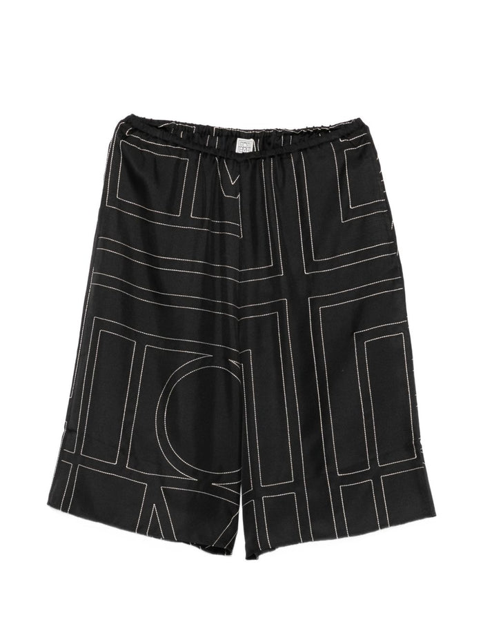 Toteme Pre Shorts Black