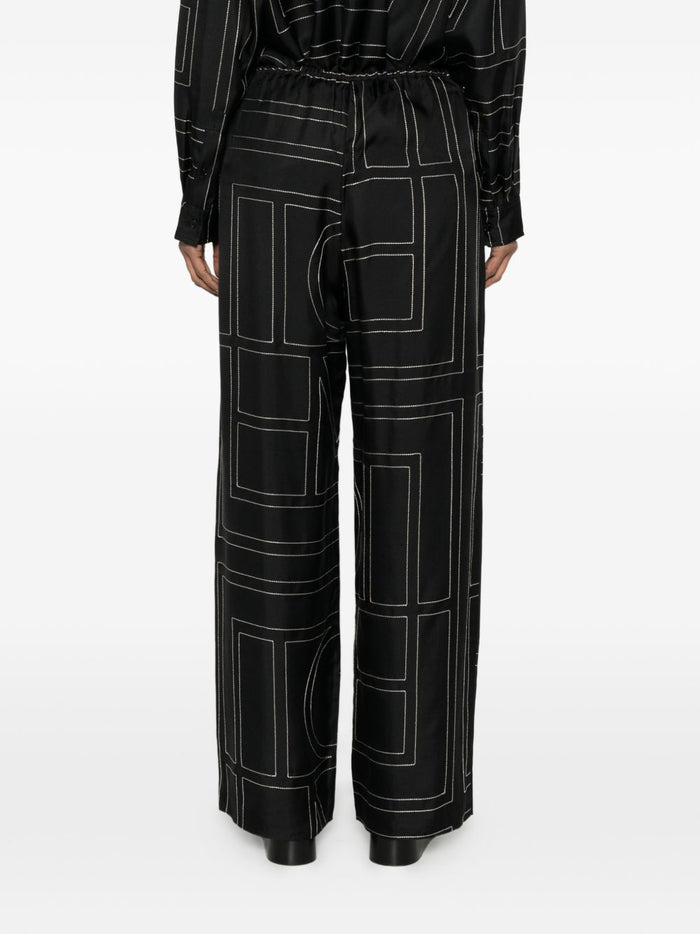 Toteme Pre Trousers Black