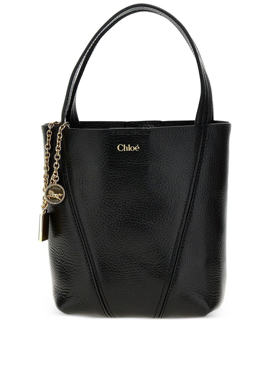 Chloé Spin Tote Bag — Black