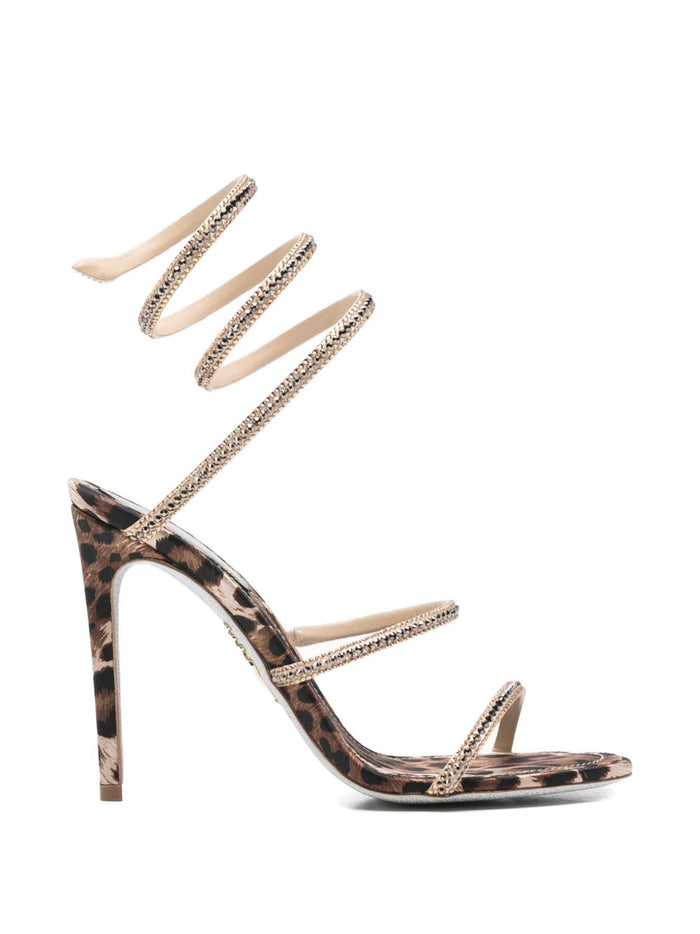 Rene Caovilla Sandals Leopard Print