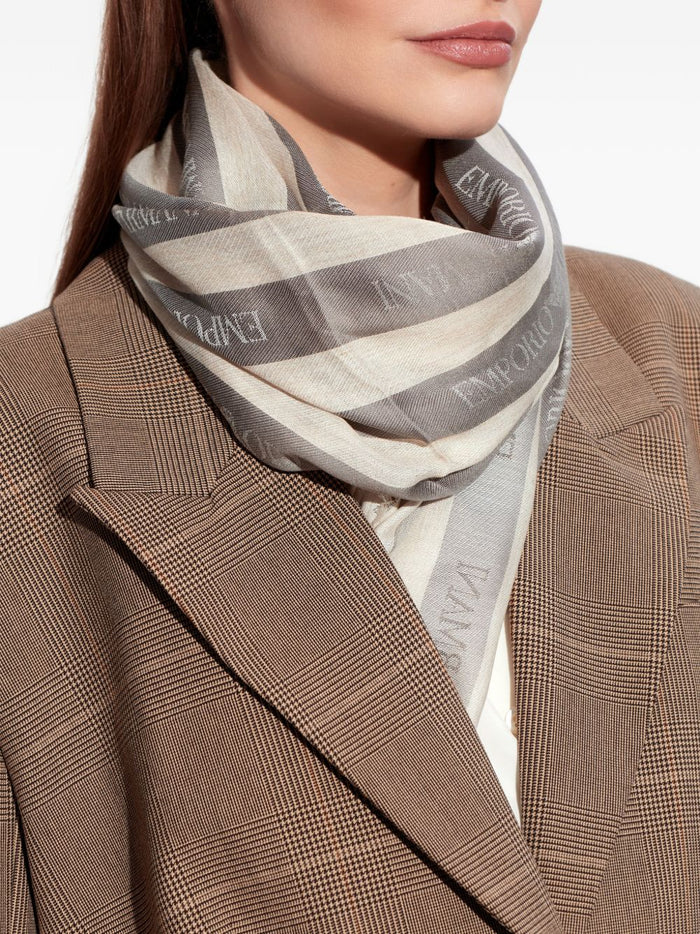 Emporio Armani Scarfs Beige
